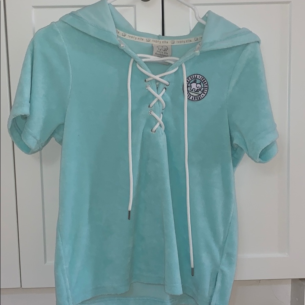 Ivory Ella terry cloth top